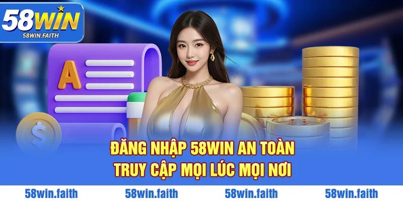 Đăng Nhập 58win An Toàn – Truy Cập Mọi Lúc Mọi Nơi