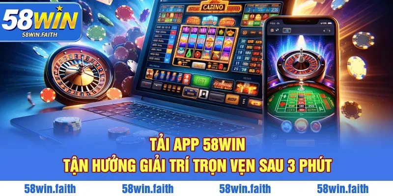 Tải App 58WIN - Tận Hưởng Giải Trí Trọn Vẹn Sau 3 Phút