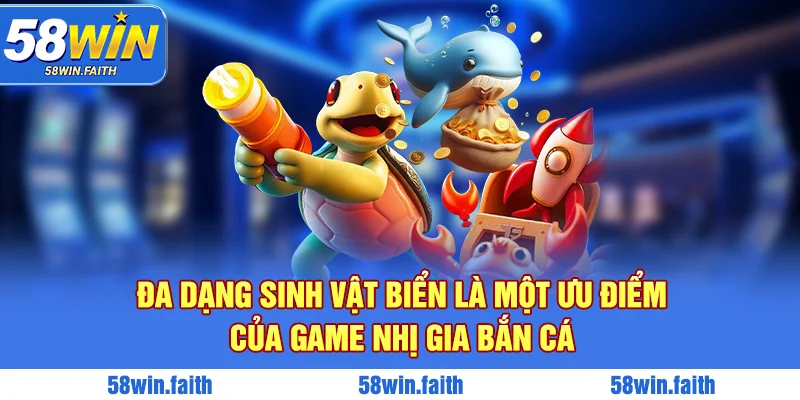 Ưu điểm đa dạng sinh vật biển